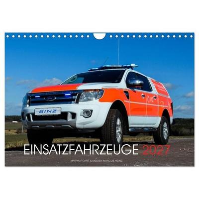 Einsatzfahrzeuge (Wandkalender 2027 DIN A4 quer), CALVENDO Monatskalender