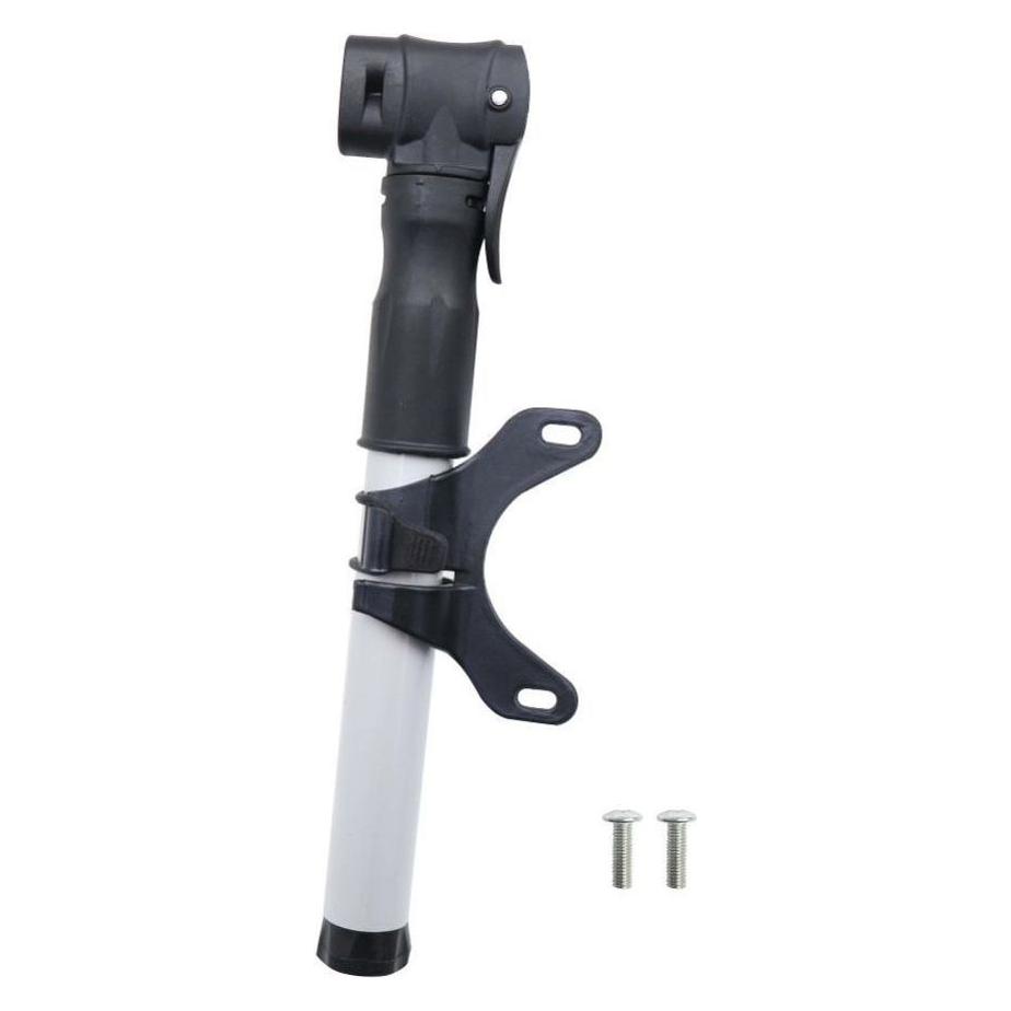 Alogy Bicycle accessory OEM Mini pump with mounting bracket for bike / scooter FSPMP-387 black silver (55648608)