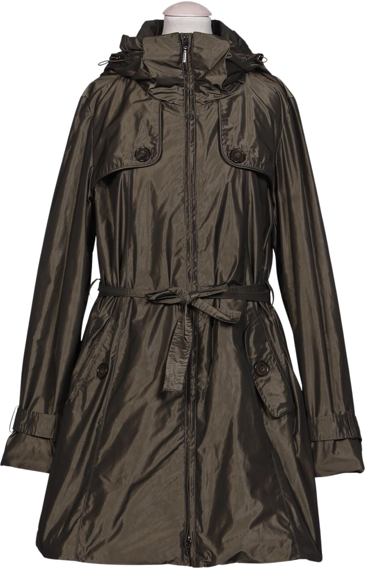 Weekend Max Mara Damen Mantel, Grün, Gr. EU 32 (IT 38), Synthetik / Viskose - Second Hand