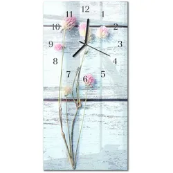 WANDUHR aus Glas 30x60 cm - Klee