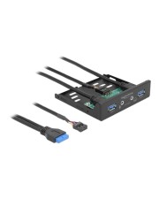 Delock 3.5" USB 3.2 Gen 1 Front Panel 2 x Typ-A+ HD-Audio (64150)