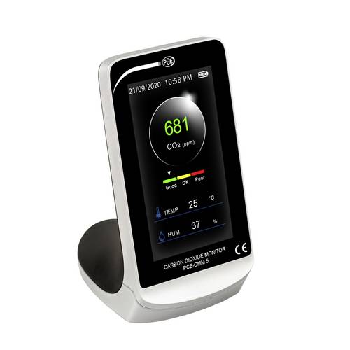 PCE Instruments PCE-CMM 5 CO2/Kohlenstoffdioxid Messgerät |Range 400 ... 5000 ppm |Auflösung 1 ppm |Gen. ± 75ppm