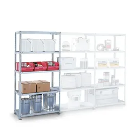 Fachbodenregal FIX, 230 kg, 3000 x 1000 x 600 mm, Grundregal