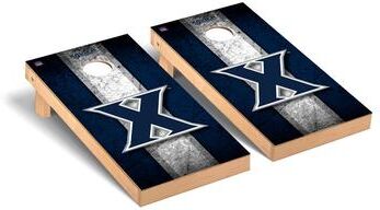 Skip's Garage Xavier Musketeers Vintage Cornhole Board Set
