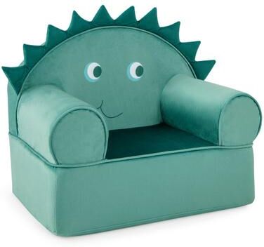 Costway Original Kids Sofa with Armrest and Thick Cushion-Green