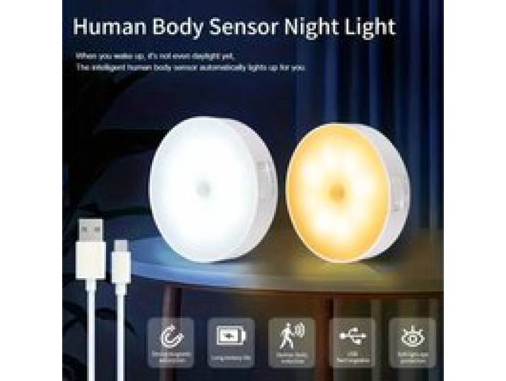 LED Smart Human Body Sensor Nachtlampje Automatische noodverlichting USB-opladen Draadloos magnetisch zuiggebruik Nachtlampje