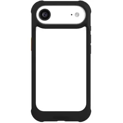 Nivocase Hülle für Apple iPhone Air Stossfeste Handyhülle NIVOmax Case Schwarz Farbe einfarbig weiss (Apple iPhone Air), Smartphone Hülle, Weiss, Schwarz