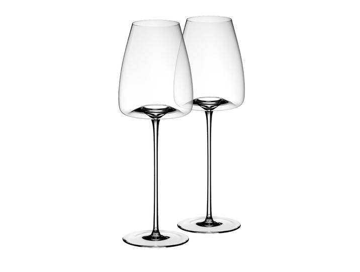 Rotweinglas ZIEHER Weingläser Vision Straight 540 ml 2er Set transparent , bunt (transparent), Glas, Trinkgefäße, Rotweinglas