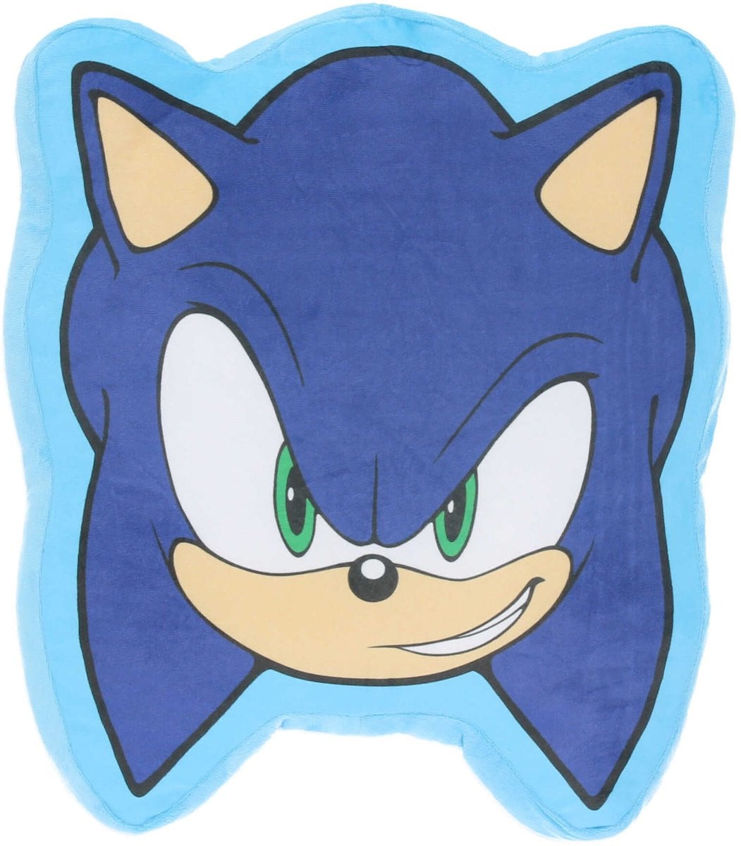 Sonic Gevormd kussen voor de kinderkamer - Blauw