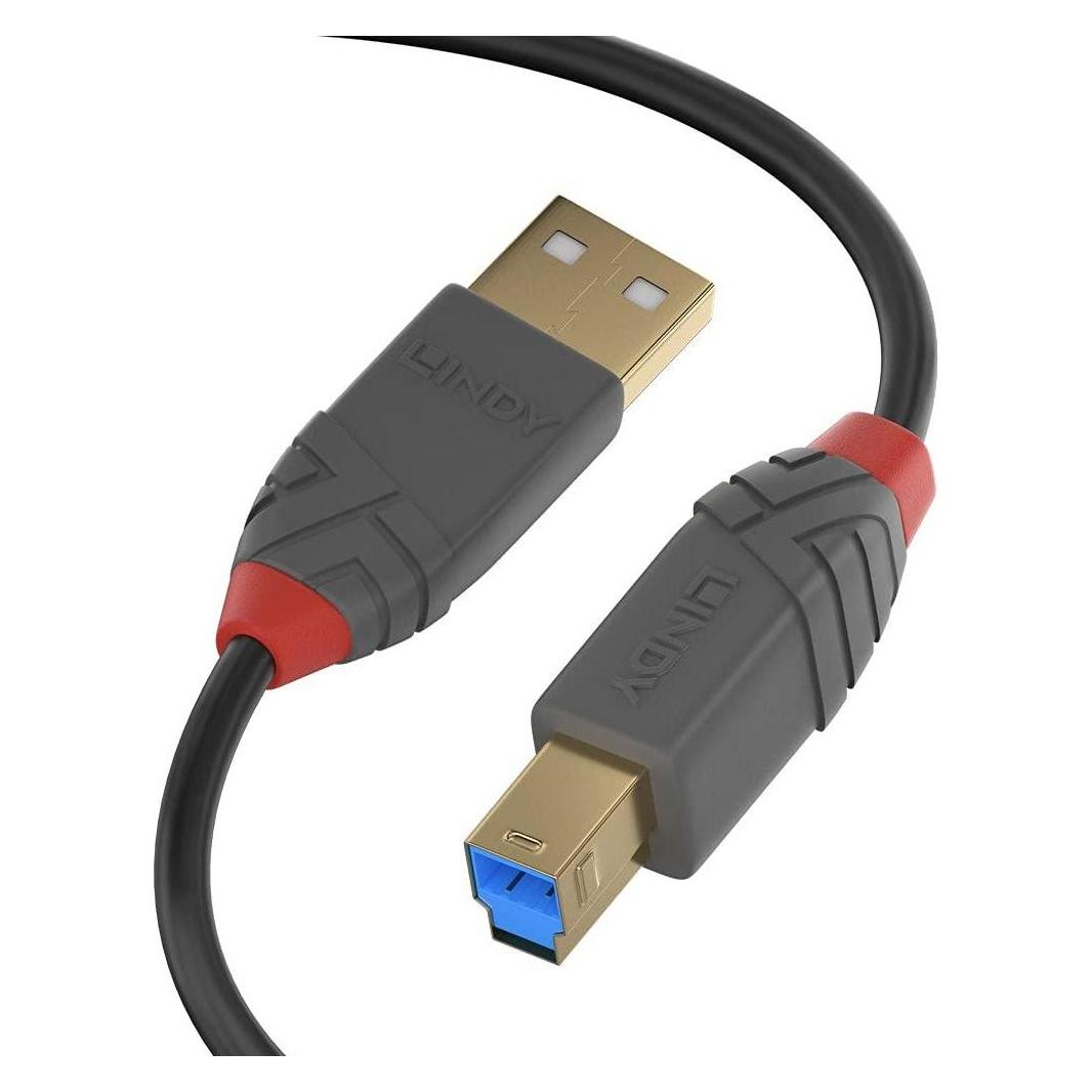 Lindy USB/A-USB/B M-M (3 m, USB 3.2 Gen 1) (36743)
