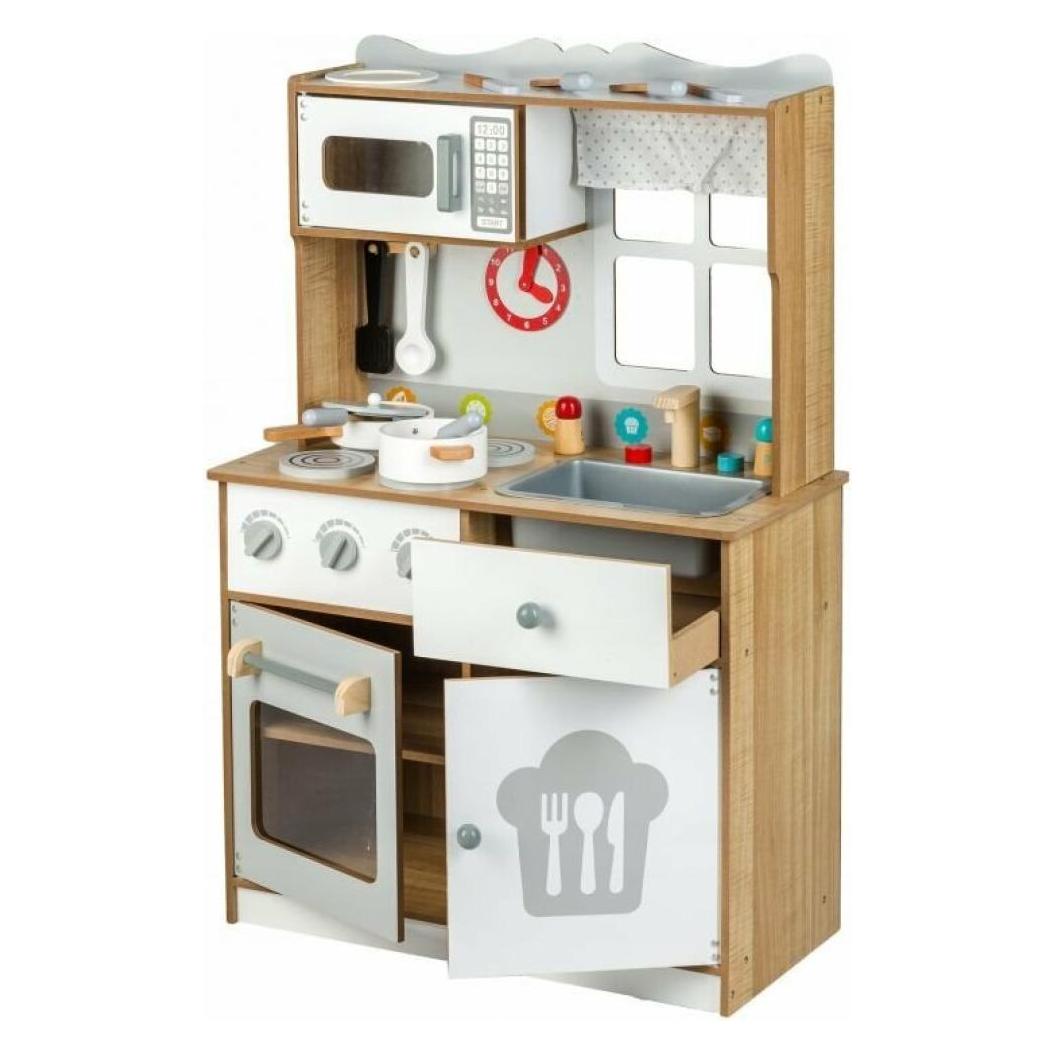 EcoToys Skandinavische Holzküche + Zubehör (MSP670)