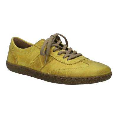 Sneaker JOSEF SEIBEL "Jill 02, safran", Damen, Gr. 40, gelb (safran), Obermaterial: 100% Rindsleder Leather cow., Schuhe Sneaker