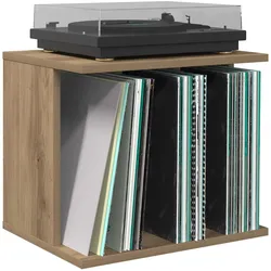vidaXL Vinyl Aufbewahrung (Platten), CD- & Schallplatten Aufbewahrung, Braun