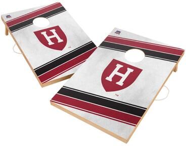 Skip's Garage Harvard University Crimson 2x4 Tailgate Cornhole Boards