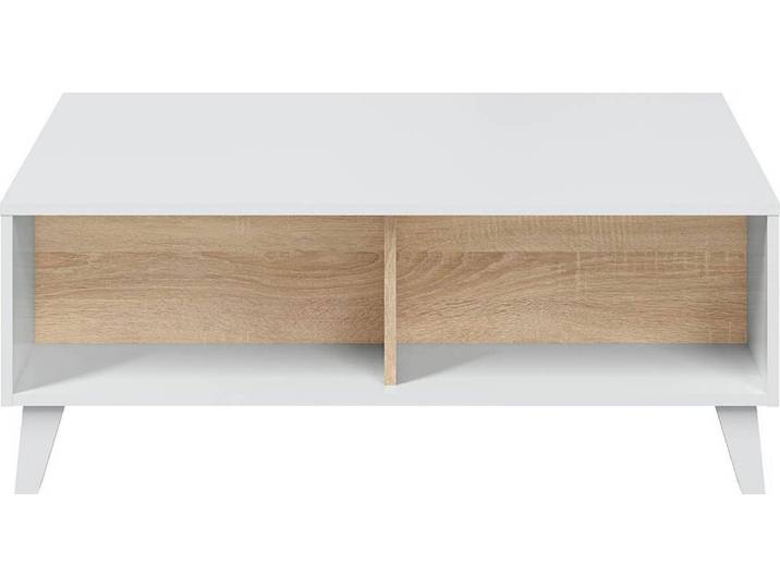 CALICOSY - Couchtisch mit teilweise hochklappbarer Tischplatte L100 cm - Zaiken Plus
