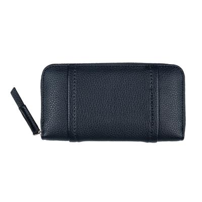 Geldbörse TOM TAILOR "Beca", Damen, blau (dunkelblau), Polyurethan, clean, gepflegt, unifarben, Basic, Kleinlederwaren, aus hochwertigem Kunstleder mit funktionalen Details
