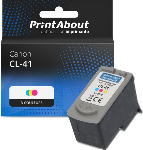 Cartouche PrintAbout compatible pour Canon CL-41 - 3-couleurs