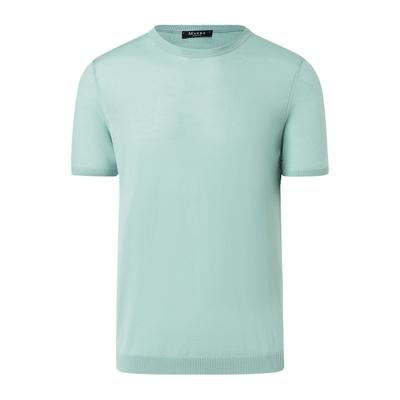T-Shirt MAERZ MUENCHEN "Maerz Muenchen 402900 T-Shirt Herren Bekleidung", Herren, Gr. 56, grün (gruen), 100% Wolle (Merino), Shirts T-Shirt