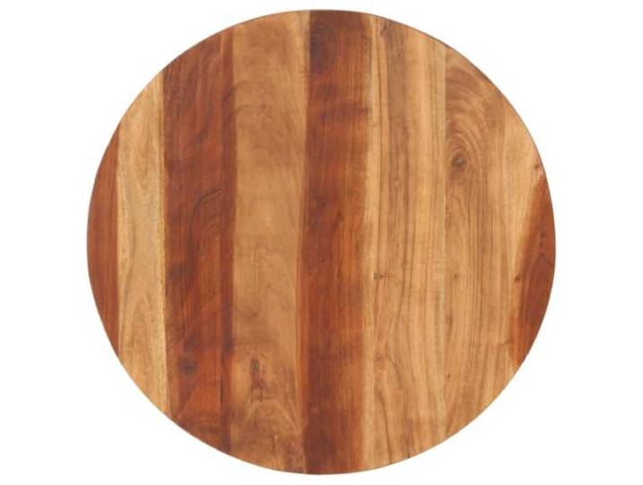 Runde Tischplatte Massivholz Akazie 70 cm, 15-16 mm Charme, leichte Reinigung, universelles Design, für Haus und Gewerbebereich