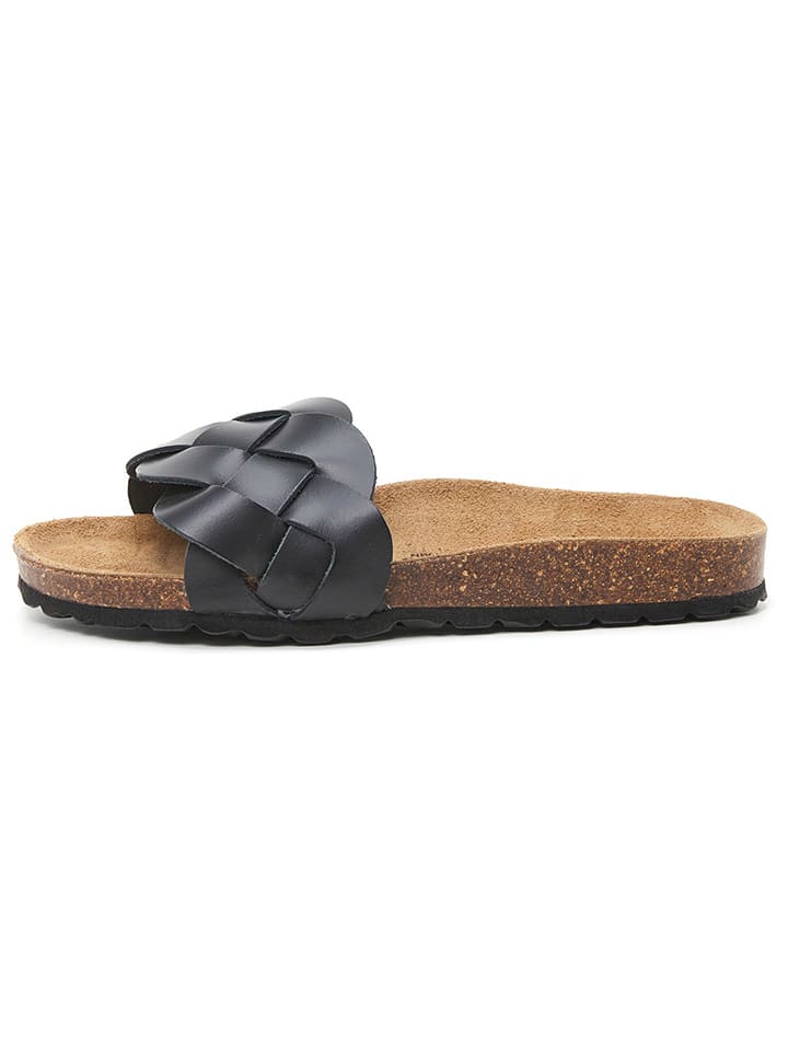 billowy Pantoletten in Schwarz - 38