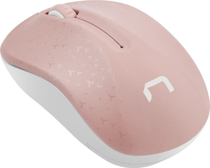 Natec Wireless Mouse Toucan Pink & White 1600DPI