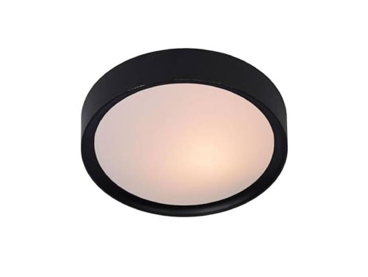 LUCIDE LEX - Plafonnier - Ø 25 cm - 1xE27 - Noir