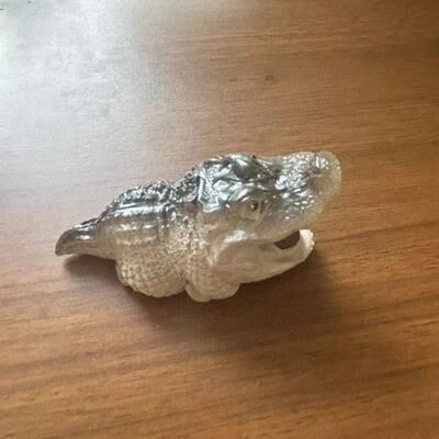 Uplifted Finds Cute Little Crocodile Resin Desktop Ornament Home And Garden Decor 1 Pc Open Mouth