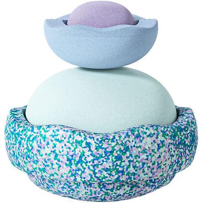 Balancetrainer STAPELSTEIN "Stapelstein Inside Set, 4 Teile", bunt (cool pastel), Balancetrainer, Kinder, EPP (Expanded Polypropylene), Made in Germany