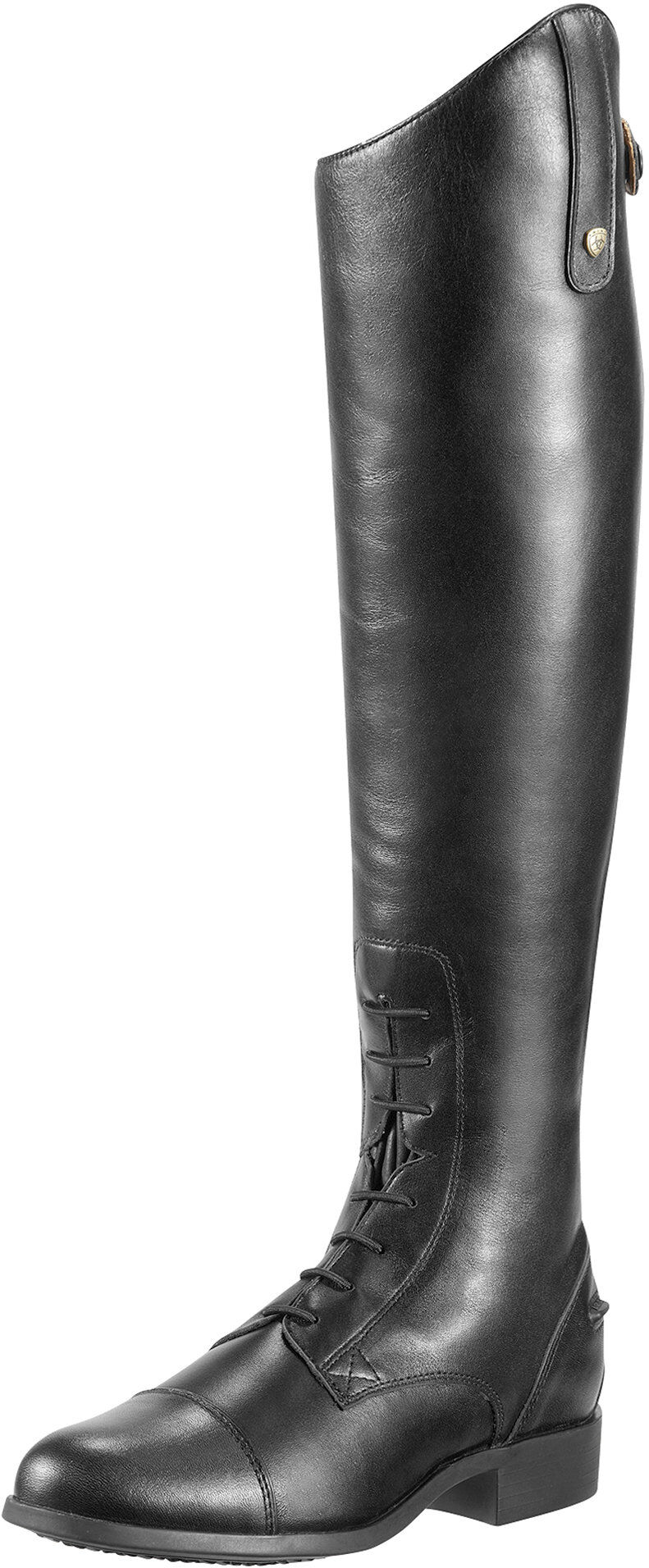 Men's Heritage Contour Field Zip Tall Riding Boots in Black, Size: 10 D / Medium Slim by Ariat