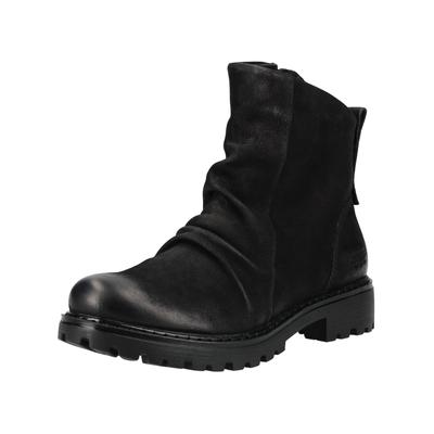 Stiefelette JOSEF SEIBEL "Josef Seibel Stiefelette Leder", Damen, Gr. 37, schwarz, Leder, Schuhe Stiefelette
