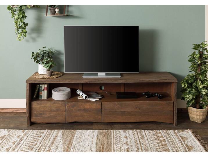 TV-Board Mango 190x50x60 braun geölt PURE MANGO #220