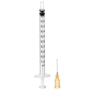 Omnifix F Duo Spr.1 ml 25 G 0,5x16 mm latexfrei 100x1 Spritzen