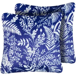 GARTENKISSEN 2er-Set Marineblau 45/45 cm Glimmer
