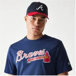New Era, Herren, Sportshirt, T-Shirt Braves Nos MLB Regular (XL), Blau
