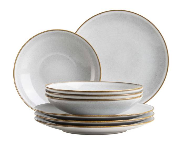 MÄSER Tafelservice Smoky's (8-tlg), 4 Personen, Steinzeug