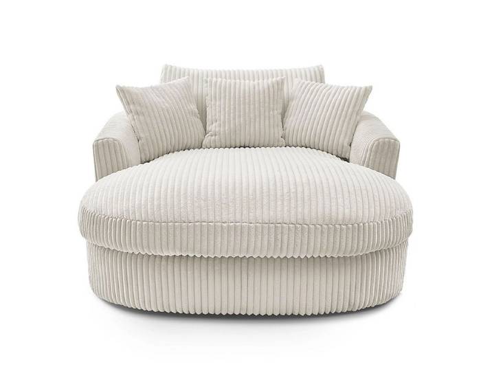 Récamière BOBOCHIC BELEM Cord-Stoff beige