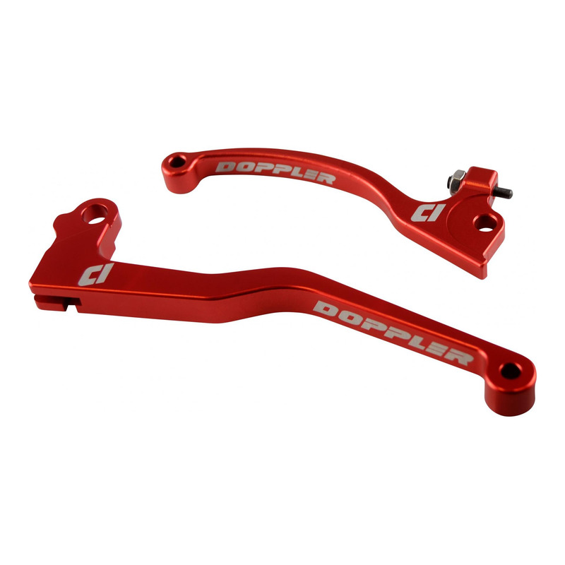 Paire de leviers rouge Doppler Rieju MRT 18-