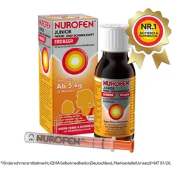 NUROFEN Junior Fieber-u.Schmerzsaft Erdbe.40 mg/ml 100 ml