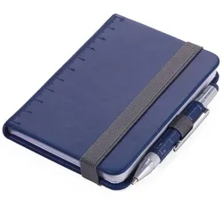 TROIKA NPP25/DB Notizbuch A7 128 Blätter Blau