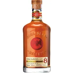 Bacardí Reserva Ocho Rum 8 Jahre 40% 0,7 Liter