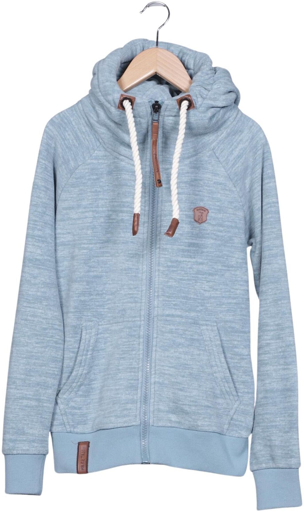 Naketano Damen Kapuzenpullover, Hellblau, Gr. XS, Synthetik - Second Hand