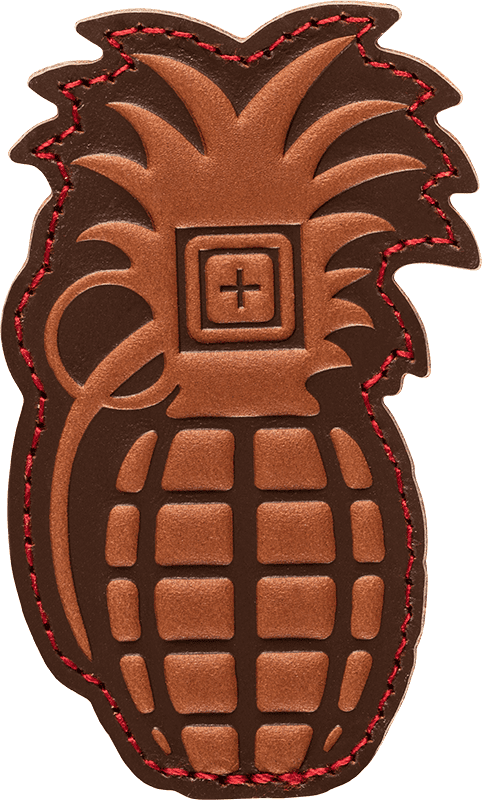 5.11 Tactical Pineapple Grenade Leather Patch
