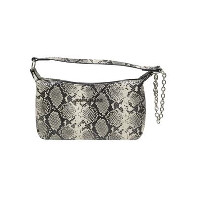 Schultertasche KARL KANI "Karl Kani Kk Retro Snakeskin Shoulder Bag", Damen, Gr. onesize, grau (vanilla, schwarz), 100% synthetic leather, mehrfarbig, Taschen Schultertasche