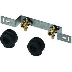 TECE, Zubehör Sanitärinstallation, TECEflex Montageeinheit, mit Wandscheiben, Schalldämmboxen, Innengewinde 1/2"