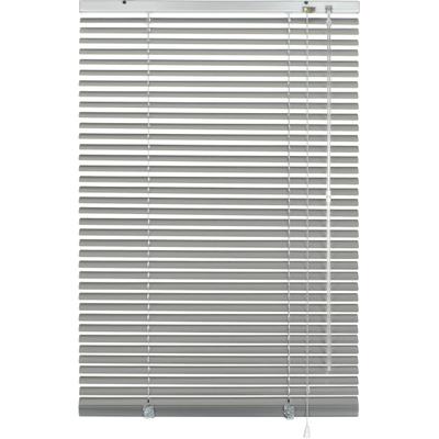 Jalousie GARDINIA "Aluminium-Jalousie zum Klemmen" Gr. 14, silber (silberfarben), B:80cm H:175cm, Jalousien, Bestseller mit über 900 4,5-Sterne-Bewertungen, mit Klemmhalter
