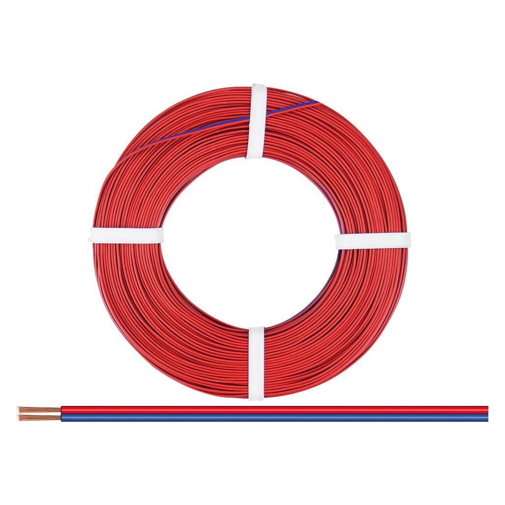 Donau ZWILLINGSLITZE 0,14 / 25m rot-blau (25 m) (218-02-25)