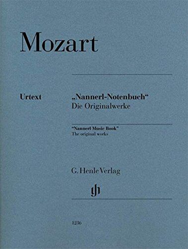 Wolfgang Amadeus Mozart - Klavierstücke aus dem ''Nannerl-Notenbuch'' - Die Originalwerke - Preis vom 09.10.2026 07:28:09 h