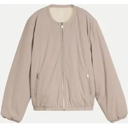 Teddy Jacke mit Wendefunktion Beige XL