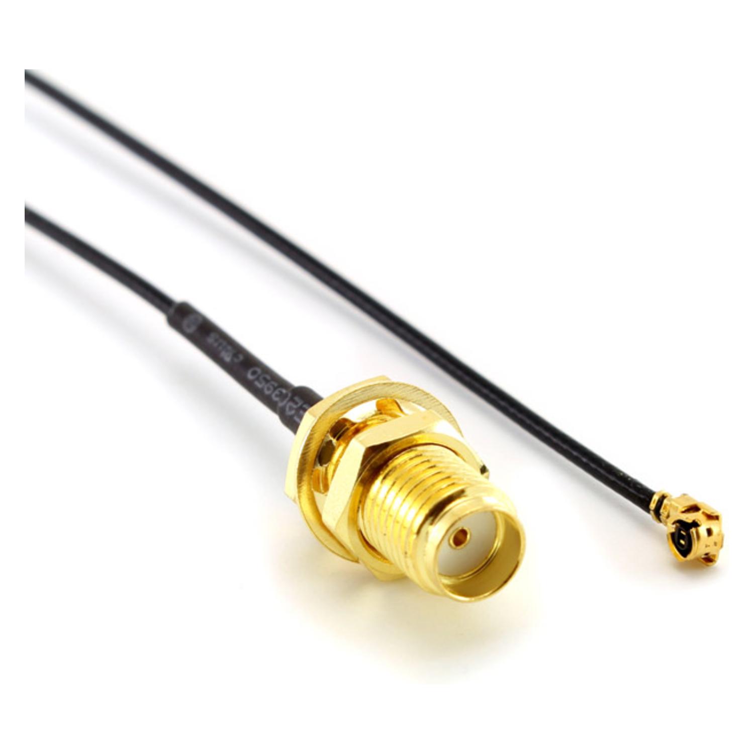 Allnet Antennen-Pigtail U.FL auf SMA (F) 30cm (Antennenkabel) (ANT-PIG-UFL-SMAF-30)