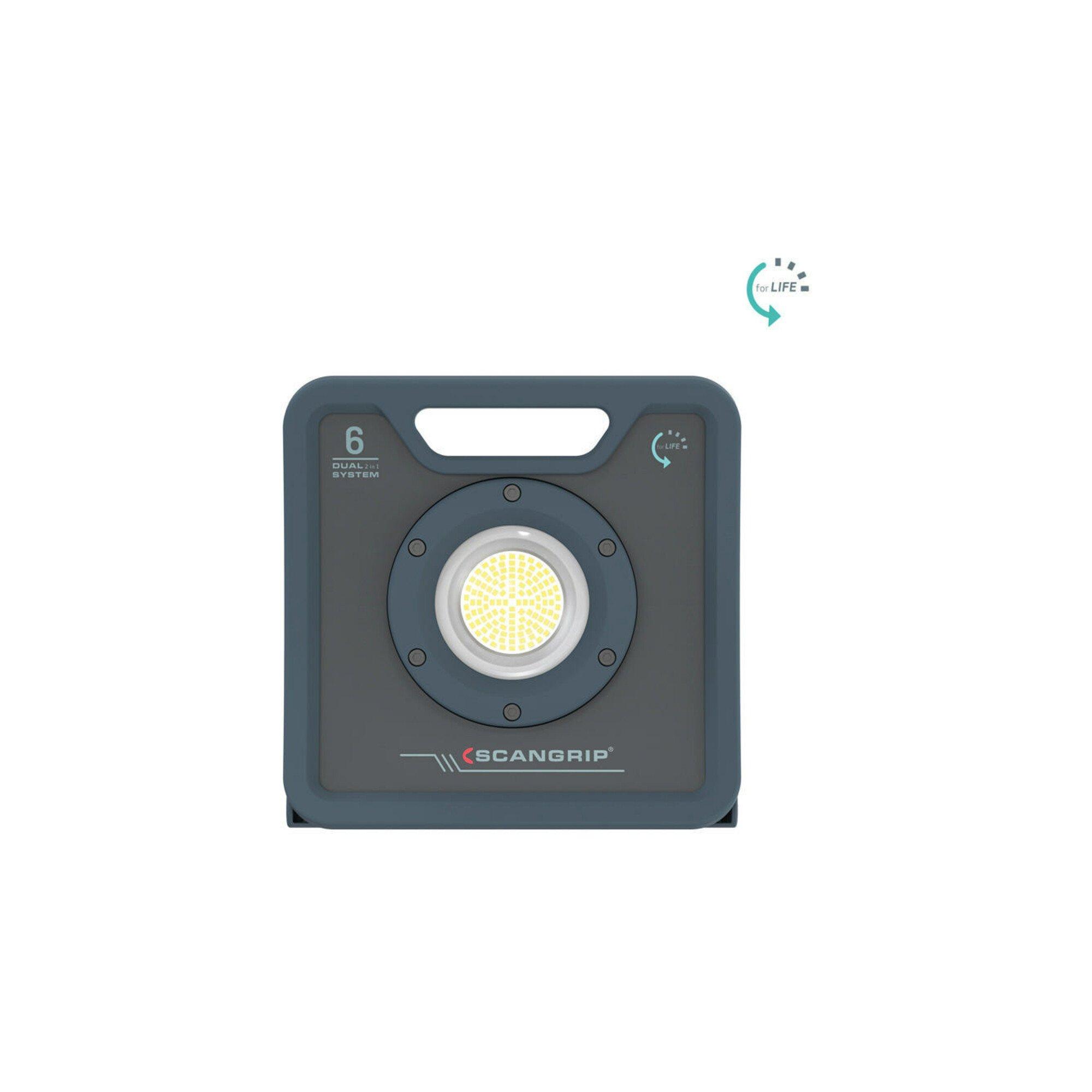 SCANGRIP Arbeitsleuchte Dualsystem NOVA 6K C+R Fore Life 600-6000Lumen (03.6205)